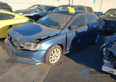 2015 Volkswagen Jetta 1.8T Se из США, поврежденный, VIN 3VWD17AJ4FM352578